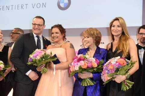 Jens Spahn Claudia Neumann Christa Maar and Alexandra Kamp at the presentation of the Felix Burda Award 2018 at the Hotel Adlon Kempinski Berlin 13 05 2018 Foto:xF.xKernx xFuturexImage