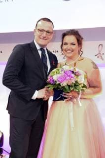 Jens Spahn and Claudia Neumann at the presentation of the Felix Burda Award 2018 at the Hotel Adlon Kempinski Berlin 13 05 2018 Foto:xF.xKernx xFuturexImage