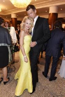 Sonja Kiefer with friend Cedric Schwarz at the presentation of the Felix Burda Award 2018 at the Hotel Adlon Kempinski Berlin 13 05 2018 Foto:xF.xKernx xFuturexImage