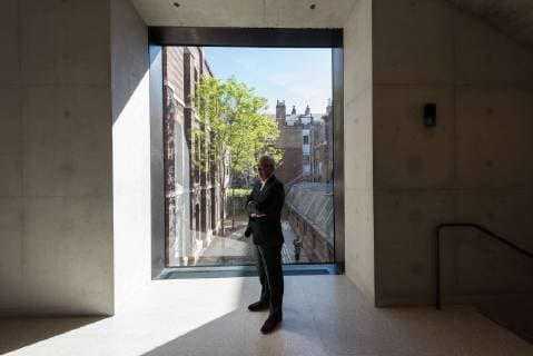 May 14, 2018 - London, London, United Kingdom - Sir David Chipperfield RA architect of the new Royal Academy of Arts attends the press day in London, United Kingdom on 14 May 2018. London United Kingdom  - ZUMAt138 20180514_zap_t138_003 Copyright: xRayxTangx