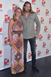 Oliver Thomas with girlfriend Anna Marlene Bicking Winner of the Music Authors Award 2018 30 years Fred Jay Award ceremony in Berlin in the Columbiahalle on 15 05 2018