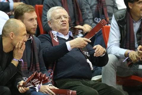 Martin Winterkorn FC Bayern Basketball vs FRAPORT SKYLINERS Basketball BBL Playoffs Quarterfinals 17 05 2018 Muenchen Bayern Germany Copyright: xkolbert-press ChristianxKolbertx