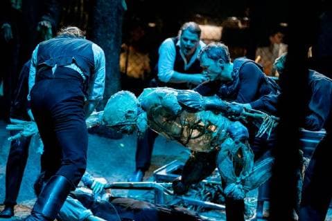 Cooperation with Hamburg State Opera on Kampnagel Hamburg Photo sample International Music Festival Hamburg Jan Dvorak Frankenstein Production Philipp Stölzl Hamburg Hamburg Germany Kampnagel Winterhude