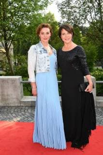 Janina Hartwig with daughter Amelie Bavarian Television Prize Honoring Award Prinzregententheater Munich Munich 18 May 2018