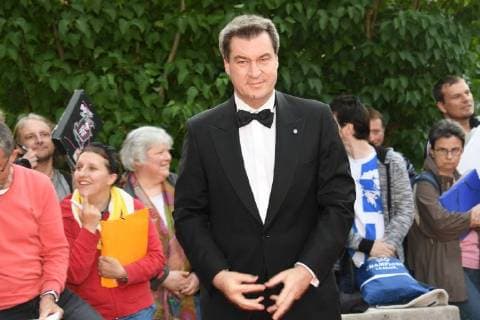 Markus Söder Bavarian Television Prize Prize Honoring Prinzregententheater Munich Munich 18 May 2018