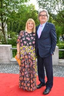 Patricia Riekel with Helmut Markwort Bavarian Television Prize Honoring Award Prinzregententheater Munich Munich 18 May 2018