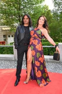 Christine Neubauer with friend Jose Campos Bavarian Television Prize Honoring Award Prinzregententheater Munich Munich 18 May 2018