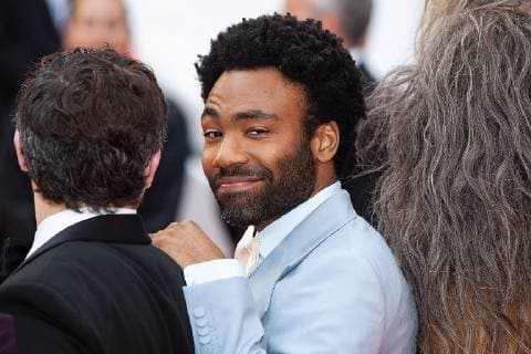 Donald Glover at the Solo A Star Wars Story Film Premiere on 17 05 2018 as part of the 71st Film Festival in Cannes 71st Annual Cannes Film Festival Solo A Star Wars Story Red Carpet
