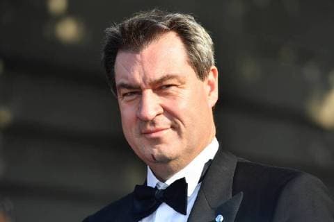 Markus SOEDER Bavarian State Premier in a tuxedo single image truncated single portrait Portrait Portrait Portrait Red Carpet Red Carpet Bavarian Television Award 2018 on 18 05 2018