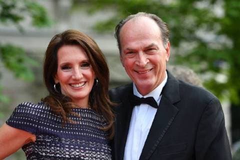 Herbert KNAUP actor with wife Christiane Roter Teppich Red Carpet Bavarian Television Award 2018 on 18 05 2018