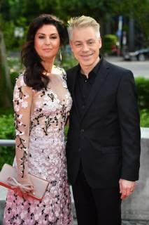 Michael MITTERMEIER Comedian with his wife Gudrun Red Carpet Red Carpet Bavarian Television Award 2018 on 18 05 2018