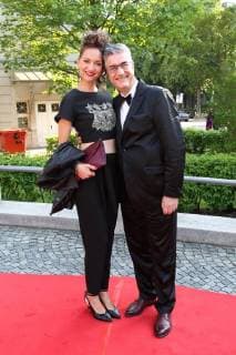 Stephen Sikder with wife Kristin Bavarian Television Award 2018 at the Prinzregententheater in Muenchen on 18 05 2018