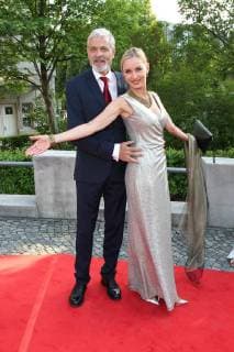 Isabella Huebner and Dietrich Adam Bavarian Television Award 2018 at the Prinzregententheater in Munich on 18 05 2018