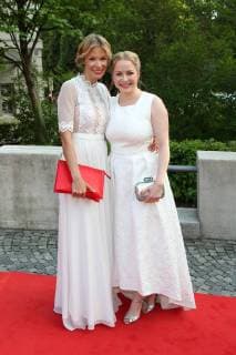 Nina Gnaedig and Jasmin Schwiers Bavarian Television Award 2018 at the Prinzregententheater in Muenchen on 18 05 2018