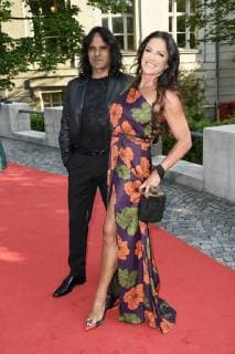 Christine Neubauer with friend Jose Campos at the award ceremony of the 30 Bavarian Television Award 2018 at the Prinzregententheater Munich 18 05 2018 Foto:xF.xKernx xFuturexImage