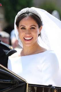 Entertainment Bilder der Woche KW20 Entertainment Bilder des Tages Harry und Meghan, Meghans Diamant-Bandeau aus dem Besitz von Queen Mary . 19 05 2018. Windsor, United Kingdom. The Wedding of Prince Harry and Meghan Markle at Windsor Castle  xi-Imagesx xPoolx IIM-17781-0242