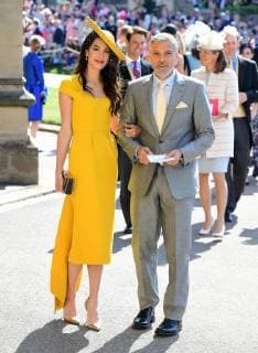 Entertainment Bilder des Tages Harry und Meghan, Gäste: Amal und George Clooney . 19 05 2018. Windsor, United Kingdom. The Wedding of Prince Harry and Meghan Markle at Windsor Castle  xi-Imagesx xPoolx IIM-17781-0295