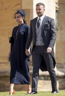 Mariage de Meghan Markle et du Prince Harry: Arrivee des invites. PAP05181927 PAP05181927 19 May 2018. The big day has arrived. The Royal Wedding of Prince Harry and Meghan Markle at Windsor Castle. Here, Victoria Beckham, David Beckham Credit: GoffPhotos.com Ref: KGC-178 226696 2018-05-19 Windsor Royaume Uni  Copyright: xPapixsx xStarfacex STAR_226696_045