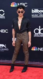 Internet personality Bretman Rock arrives for the 2018 Billboard Music Awards at MGM Grand Garden Arena on May 20, 2018 in Las Vegas, Nevada.  LAV20180520114 JIMxRUYMEN