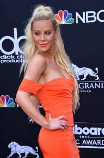 Internet personality Gigi Gorgeous arrives for the 2018 Billboard Music Awards at MGM Grand Garden Arena on May 20, 2018 in Las Vegas, Nevada.  LAV20180520130 JIMxRUYMEN