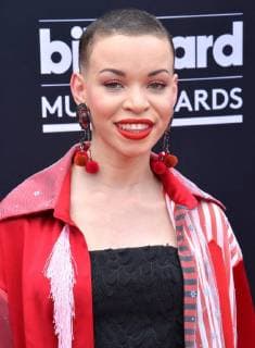 Influencer Blair Imani arrives for the 2018 Billboard Music Awards at MGM Grand Garden Arena on May 20, 2018 in Las Vegas, Nevada.  LAV20180520115 JIMxRUYMEN