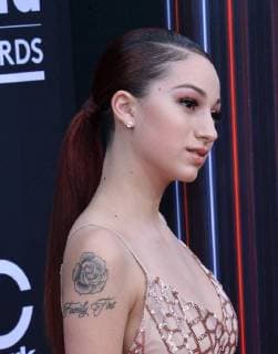 Recording artist Bhad Bhabie arrives for the 2018 Billboard Music Awards at MGM Grand Garden Arena on May 20, 2018 in Las Vegas, Nevada.  LAV20180520142 JIMxRUYMEN