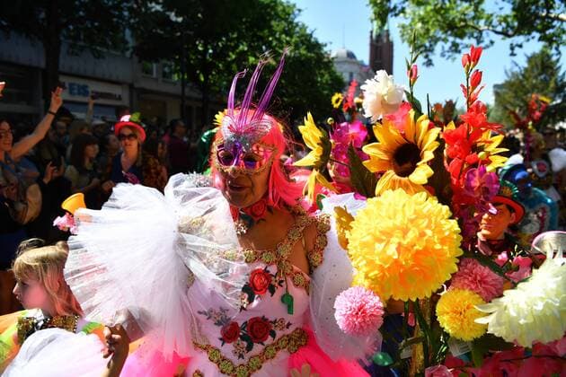 Carnival of Cultures Moving Carnival Parade Nations Peoples Street Festival Berlin 20 5 2018 koe
