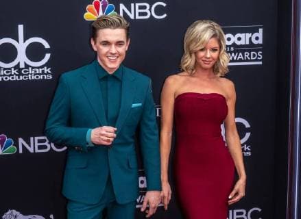 LAS VEGAS, NV - MAY 20: Jesse McCartney and Katie McCartney at the 2018 Billboard Music Awards at the MGM Grand Garden Arena in Las Vegas, Nevada on May 20, 2018. Copyright: xDamairsxCarterx