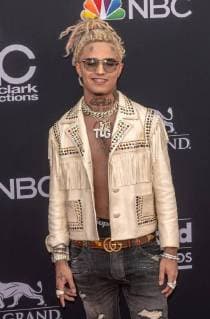 LAS VEGAS, NV - MAY 20: Lil Pump at the 2018 Billboard Music Awards at the MGM Grand Garden Arena in Las Vegas, Nevada on May 20, 2018. Copyright: xDamairsxCarterx