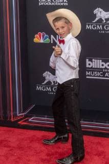 LAS VEGAS, NV - MAY 20: Mason Ramsey at the 2018 Billboard Music Awards at the MGM Grand Garden Arena in Las Vegas, Nevada on May 20, 2018. Copyright: xDamairsxCarterx