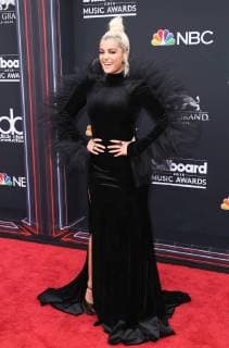 Bebe Rexha arriving at the Billboard Music Awards in Las Vegas, Nevada - May 20, 2018 - Billboard Music Awards 2018, Las Vegas Nevada United States MGM Grand Garden Arena  Copyright: xScooterx h_00511015