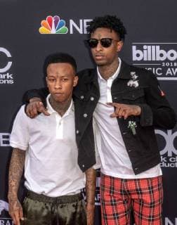LAS VEGAS, NV - MAY 20: 21 Savage at the 2018 Billboard Music Awards at the MGM Grand Garden Arena in Las Vegas, Nevada on May 20, 2018. Copyright: xDamairsxCarterx