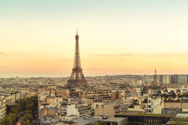 France, Paris, view to Eiffel Tower  TAMF01035