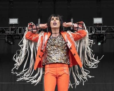 May 25, 2018 - Napa, California, U.S - LUKE SPILLER of The Struts during BottleRock Music Festival at Napa Valley Expo in Napa, California Napa U.S. - ZUMAs135 20180525_zap_s135_503 Copyright: xDanielxDeSloverx