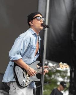 May 25, 2018 - Napa, California, U.S - PAUL JASON KLEIN of LANY during BottleRock Music Festival at Napa Valley Expo in Napa, California Napa U.S. - ZUMAs135 20180525_zap_s135_556 Copyright: xDanielxDeSloverx
