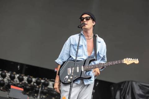 May 25, 2018 - Napa, California, U.S - PAUL JASON KLEIN of LANY during BottleRock Music Festival at Napa Valley Expo in Napa, California Napa U.S. - ZUMAs135 20180525_zap_s135_557 Copyright: xDanielxDeSloverx