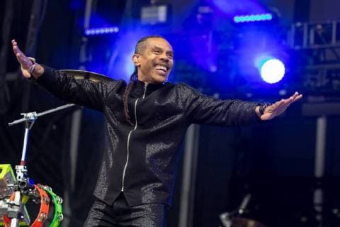May 25, 2018 - Napa, California, U.S - B. DAVID WHITWORTH of Earth, Wind and Fire during BottleRock Music Festival at Napa Valley Expo in Napa, California Napa U.S. - ZUMAs135 20180525_zap_s135_616 Copyright: xDanielxDeSloverx