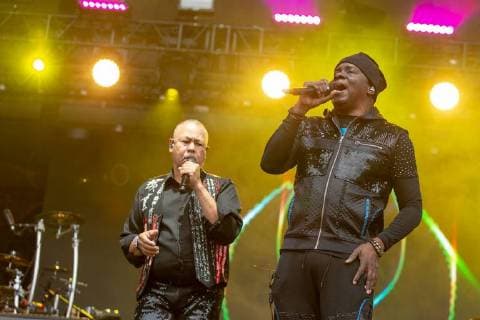 May 25, 2018 - Napa, California, U.S - RALPH JOHNSON and PHILIP BAILEY of Earth, Wind and Fire during BottleRock Music Festival at Napa Valley Expo in Napa, California Napa U.S. - ZUMAs135 20180525_zap_s135_622 Copyright: xDanielxDeSloverx