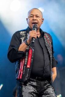 May 25, 2018 - Napa, California, U.S - RALPH JOHNSON of Earth, Wind and Fire during BottleRock Music Festival at Napa Valley Expo in Napa, California Napa U.S. - ZUMAs135 20180525_zap_s135_628 Copyright: xDanielxDeSloverx
