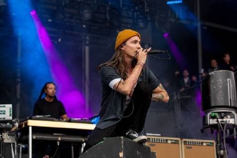 May 25, 2018 - Napa, California, U.S - CHRIS KILMORE and BRANDON BOYD of Incubus during BottleRock Music Festival at Napa Valley Expo in Napa, California Napa U.S. - ZUMAs135 20180525_zap_s135_655 Copyright: xDanielxDeSloverx