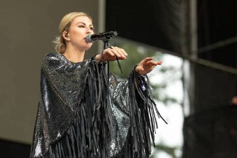 May 25, 2018 - Napa, California, U.S - SARAH BARTHEL of Phantogram during BottleRock Music Festival at Napa Valley Expo in Napa, California Napa U.S. - ZUMAs135 20180525_zap_s135_664 Copyright: xDanielxDeSloverx
