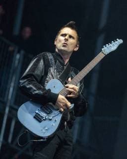 May 25, 2018 - Napa, California, U.S - MATTHEW BELLAMY of Muse during BottleRock Music Festival at Napa Valley Expo in Napa, California Napa U.S. - ZUMAs135 20180525_zap_s135_671 Copyright: xDanielxDeSloverx