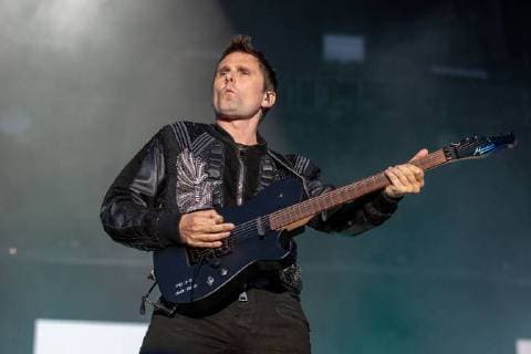 May 25, 2018 - Napa, California, U.S - MATTHEW BELLAMY of Muse during BottleRock Music Festival at Napa Valley Expo in Napa, California Napa U.S. - ZUMAs135 20180525_zap_s135_672 Copyright: xDanielxDeSloverx