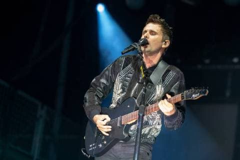 May 25, 2018 - Napa, California, U.S - MATTHEW BELLAMY of Muse during BottleRock Music Festival at Napa Valley Expo in Napa, California Napa U.S. - ZUMAs135 20180525_zap_s135_673 Copyright: xDanielxDeSloverx
