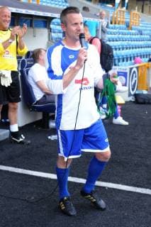 The Big Match charity football match to raise funds for Action For Children and The Brain Tumour Charity at Millwall Football Club in London. MAY 26th 2018  TSTx181900