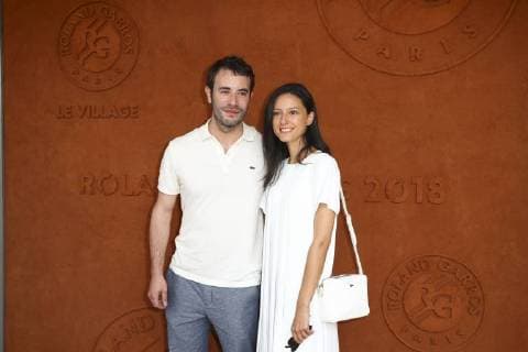Yaniss Lespert et Betina Orsetti CELEBRITES : Village Roland Garros 2018 - 27 05 2018 GwendolineLeGoff Panoramic 