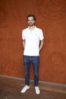 Marc Antoine Lebret CELEBRITES : Village Roland Garros 2018 - 27 05 2018 GwendolineLeGoff Panoramic 