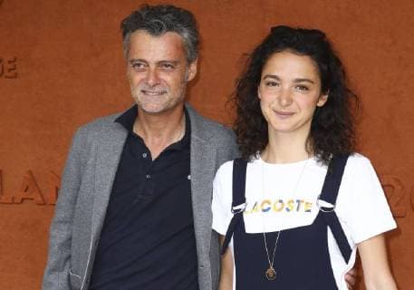 Philippe Dajoux et Pauline Pression CELEBRITES : Village Roland Garros 2018 - 27 05 2018 GwendolineLeGoff Panoramic 