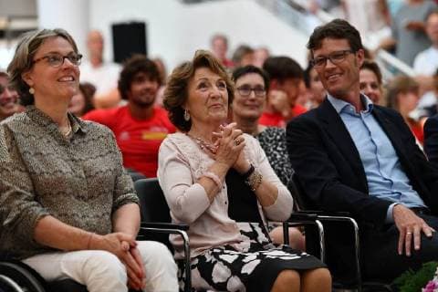 27-05-2018 Apeldoorn Princess Margriet during the opening of the World Team Cup Wheelchair Tennis at the stadhuis in Apeldoorn.  Copyright: xxPPE S.xChamid SCS xMathildexDux