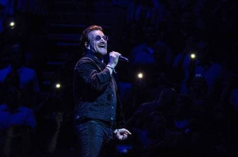 May 26, 2018 - U2 in concert at Bridgestone Arena in Nashville, Tennessee, USA. 26 May 2018  - ZUMAr152 20180526_zaa_r152_042 Copyright: xZachxBirdsongx xRmvx